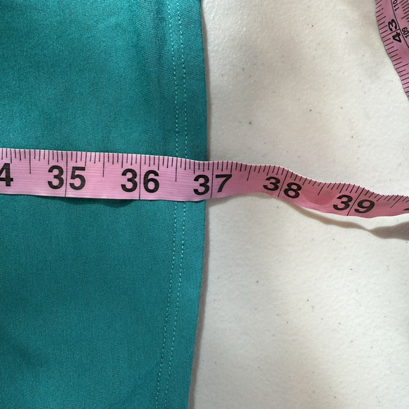 Eileen Fisher Knit Dress Womens Plus Size 1X Blue Green Jersey Stretch - Picture 6 of 8